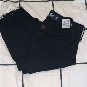Hollister black ripped jeans